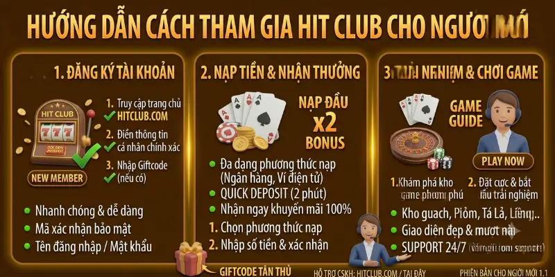 Hướng Dẫn Cách Tham Gia Hit club Cho Người Mới